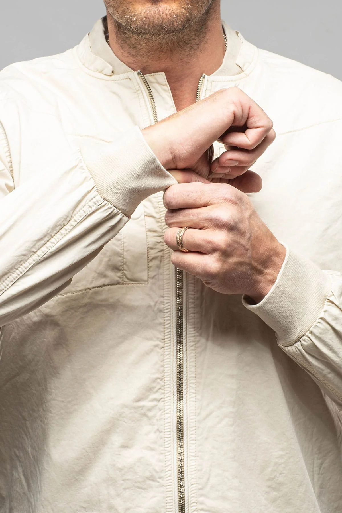 Nauru Cargo Jacket In Khaki - Image 6