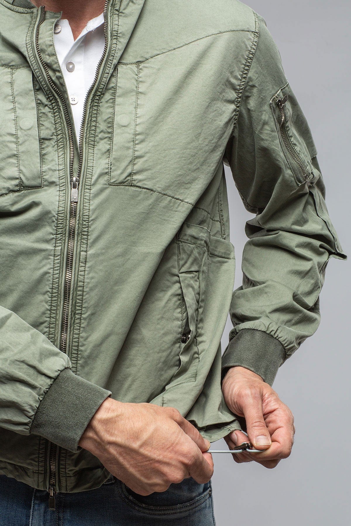 Nauru Cargo Jacket In Olivine - Image 3