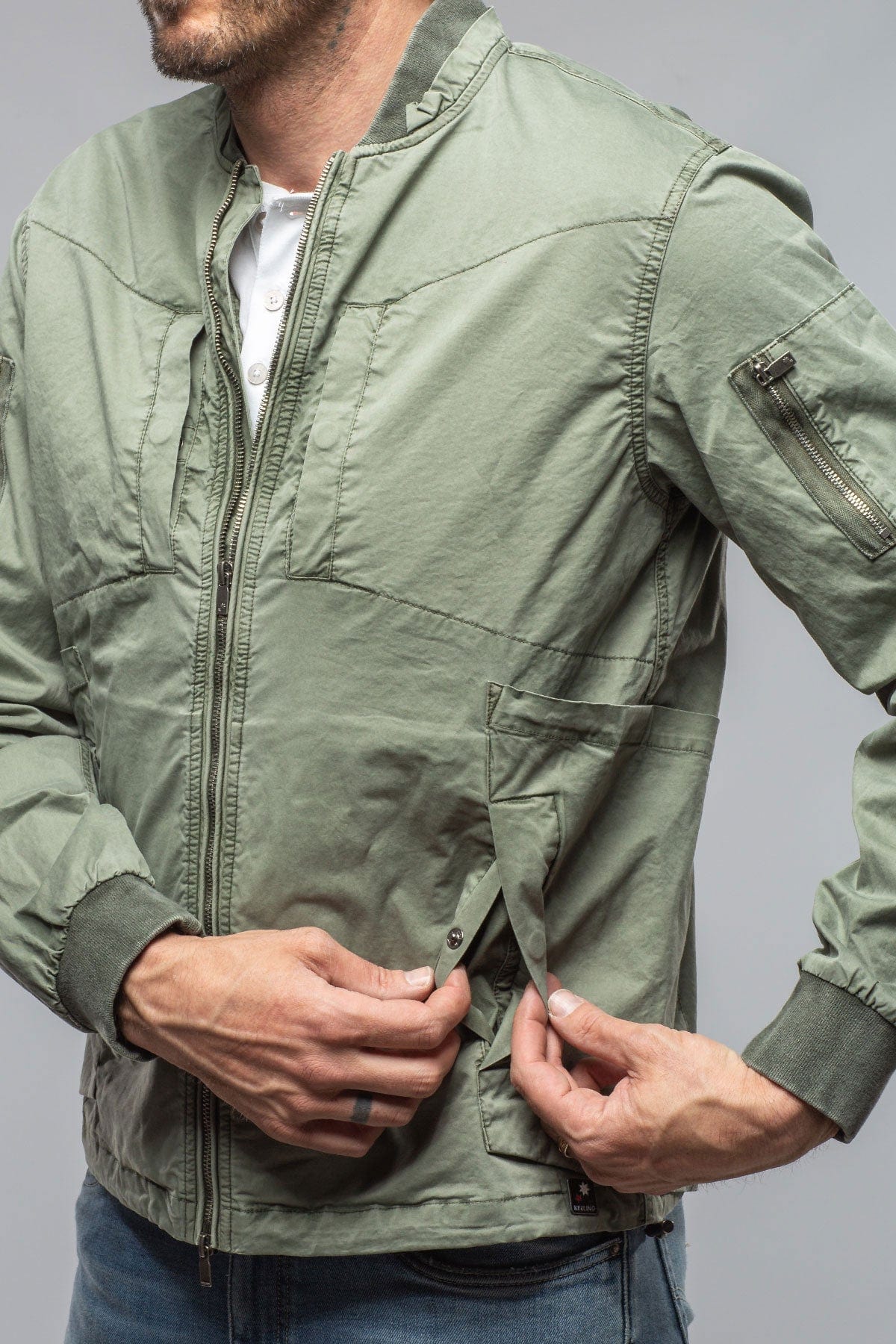 Nauru Cargo Jacket In Olivine - Image 6