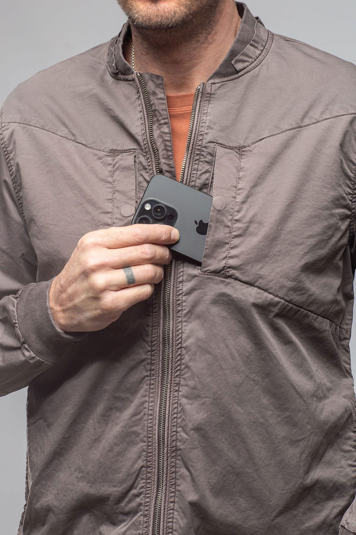 Nauru Cargo Jacket In Black Bean - Image 6