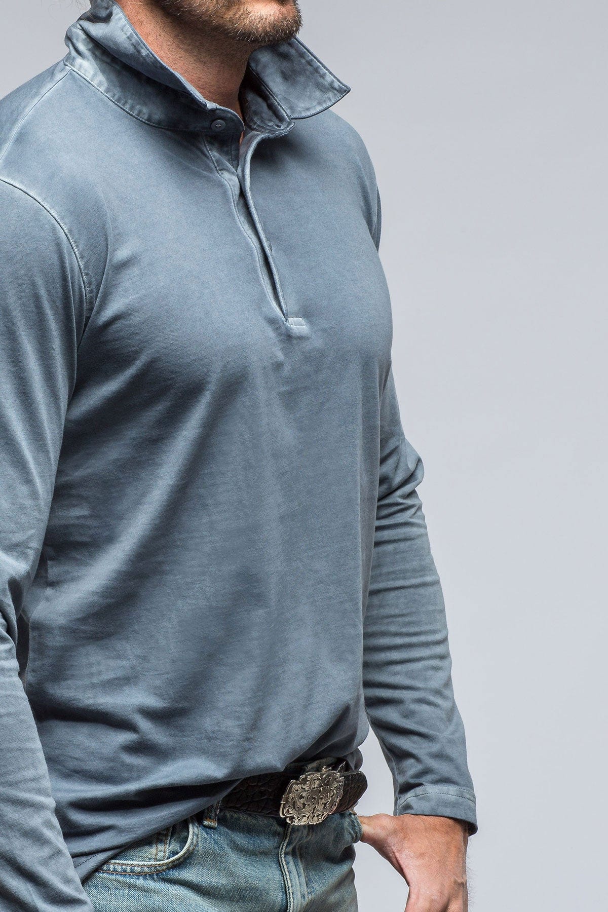 Newport Cotton Polo in Capri - Image 3