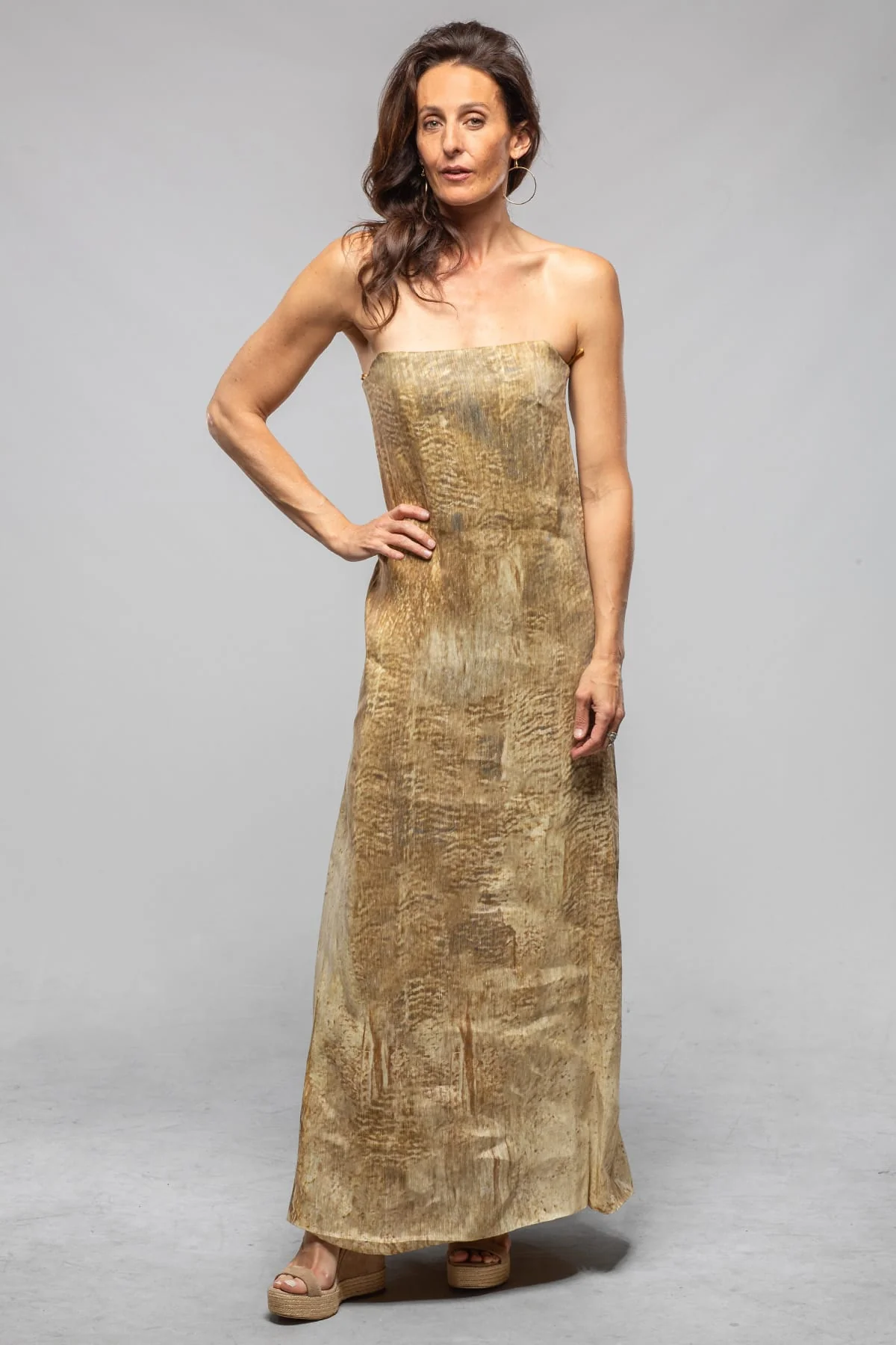 Nori Rustic Silk Skirt/Dress In Desert - Image 3