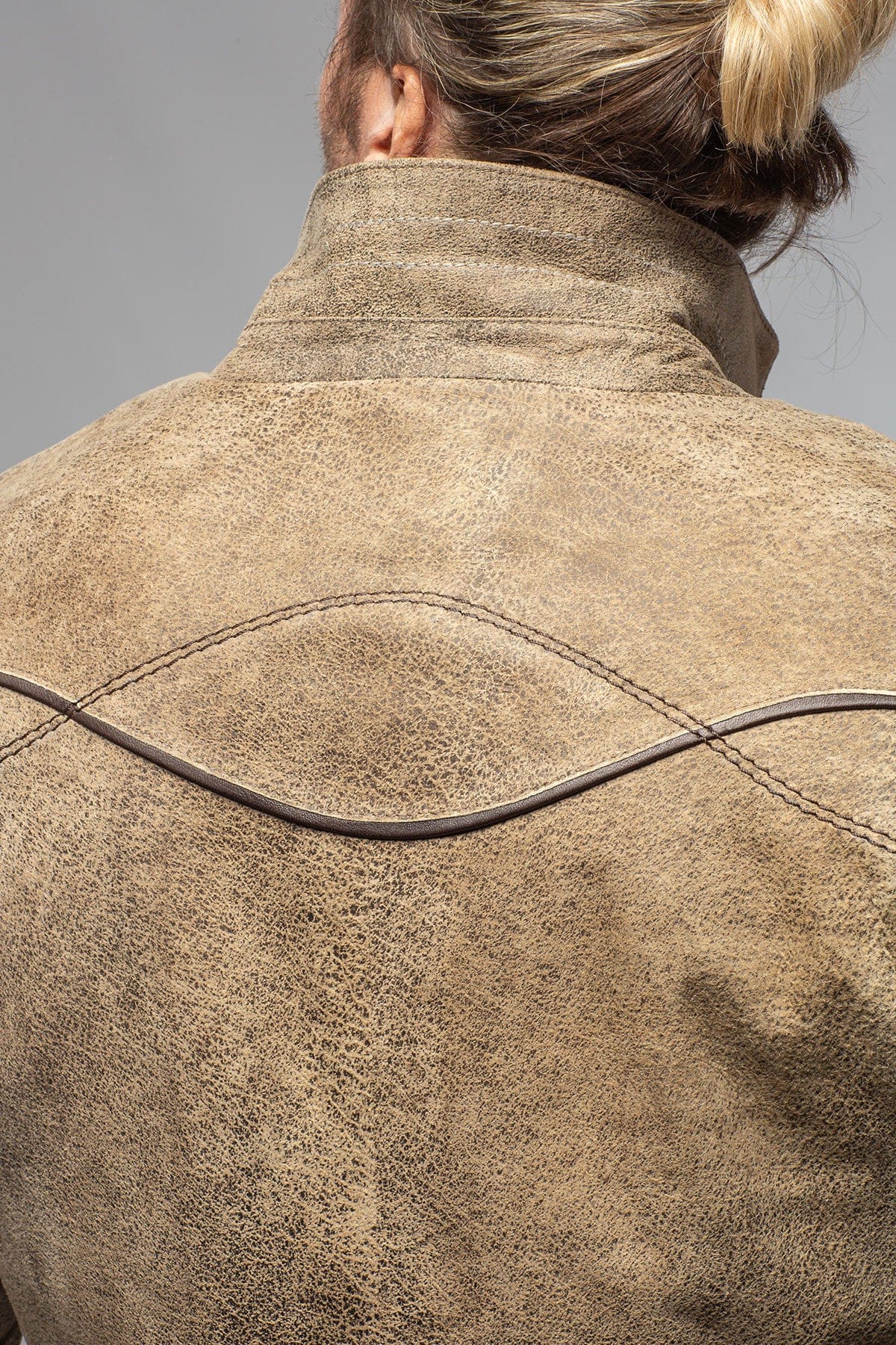 Axel's Ranch Jacket In Distressed Tan - Image 5