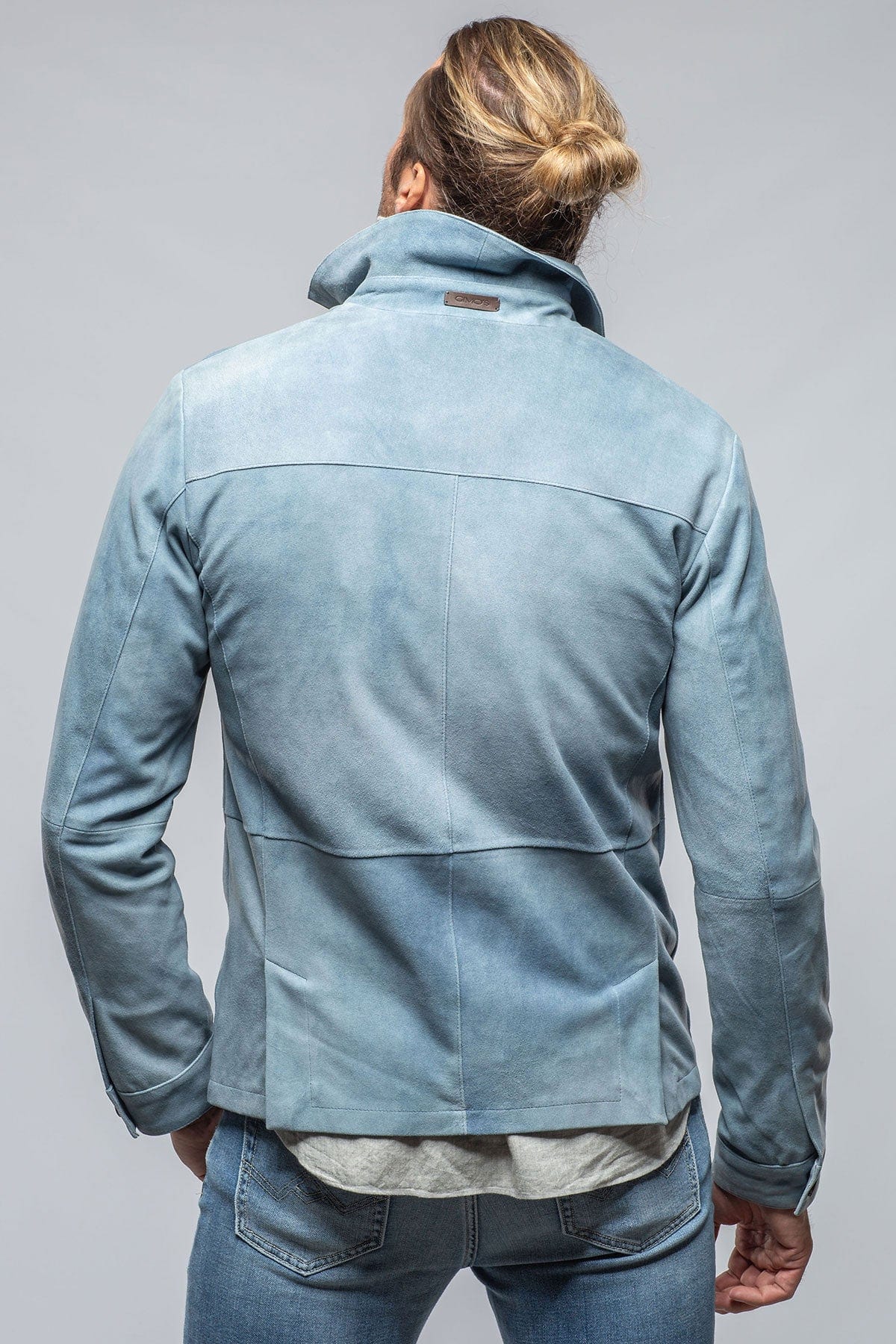 Oakley Suede Shirt Jacket In Blue Ice - Image 8