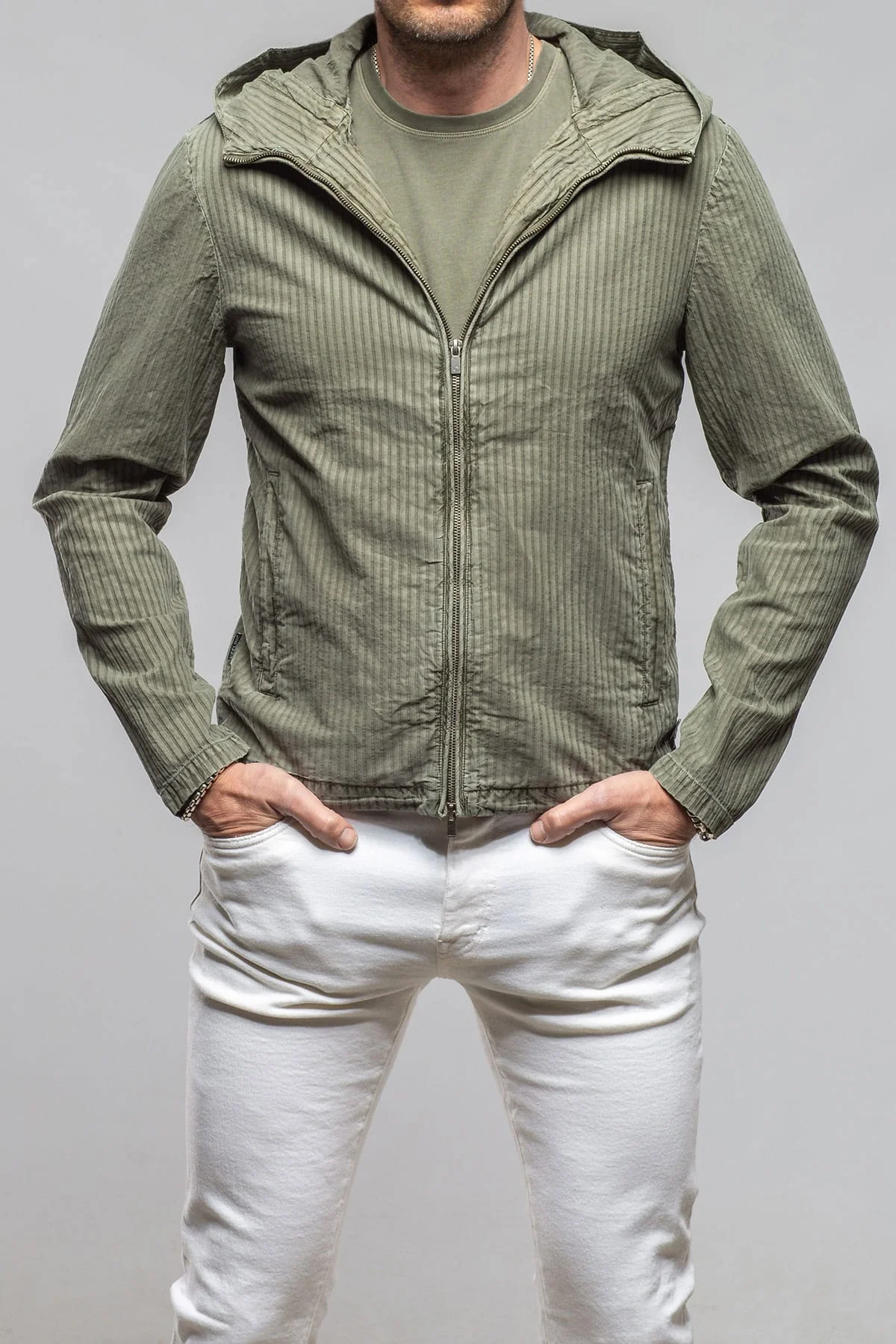 Pitcairn Light Hoodie Jacket In Olive