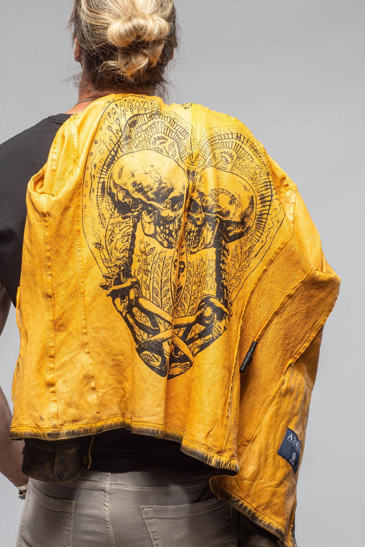 Railroad Rustic Leather Shirt Jacket In Burnished Toacco - Image 8