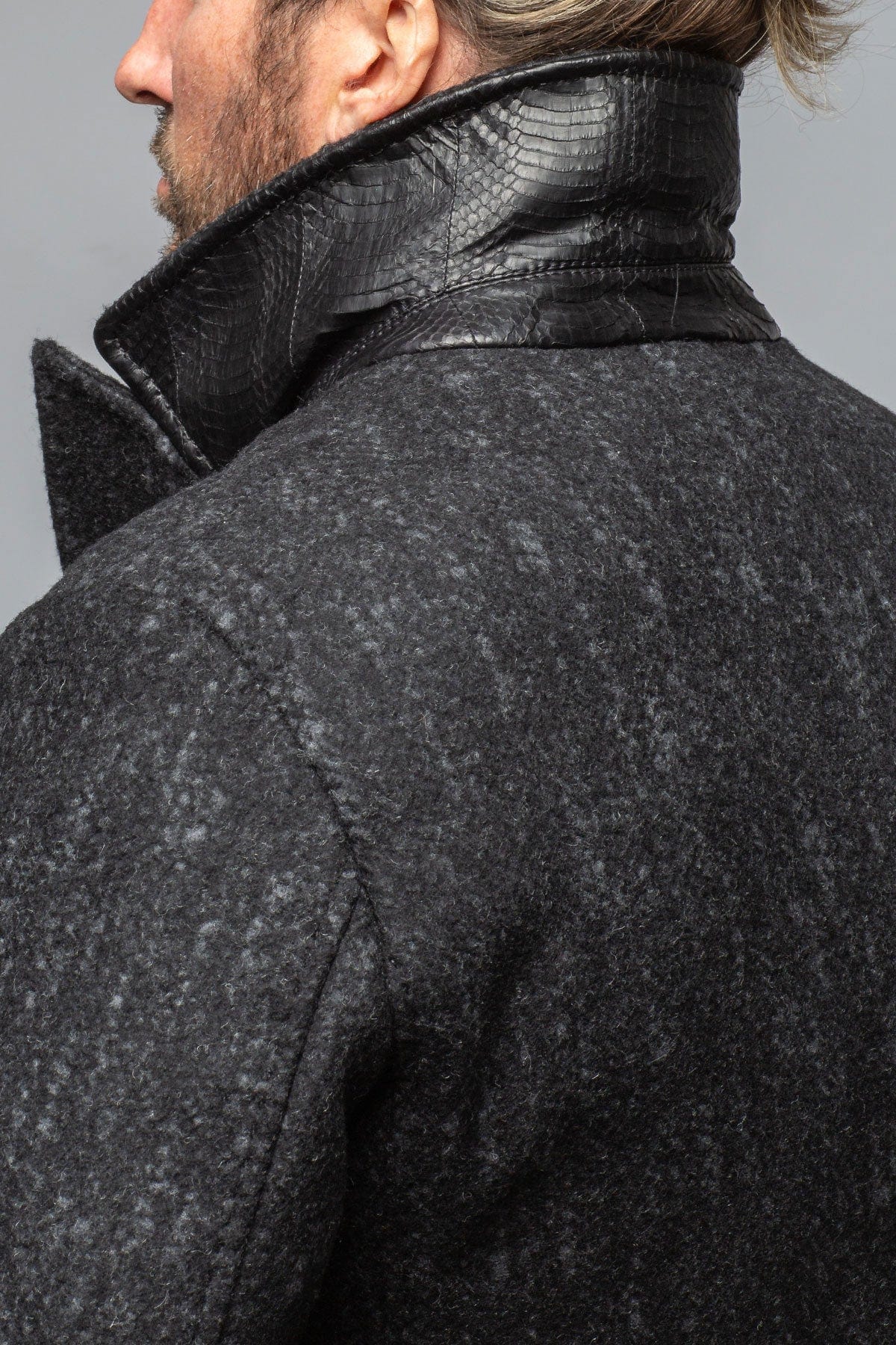 Berlin Topcoat With Snakeskin Trim - Image 5