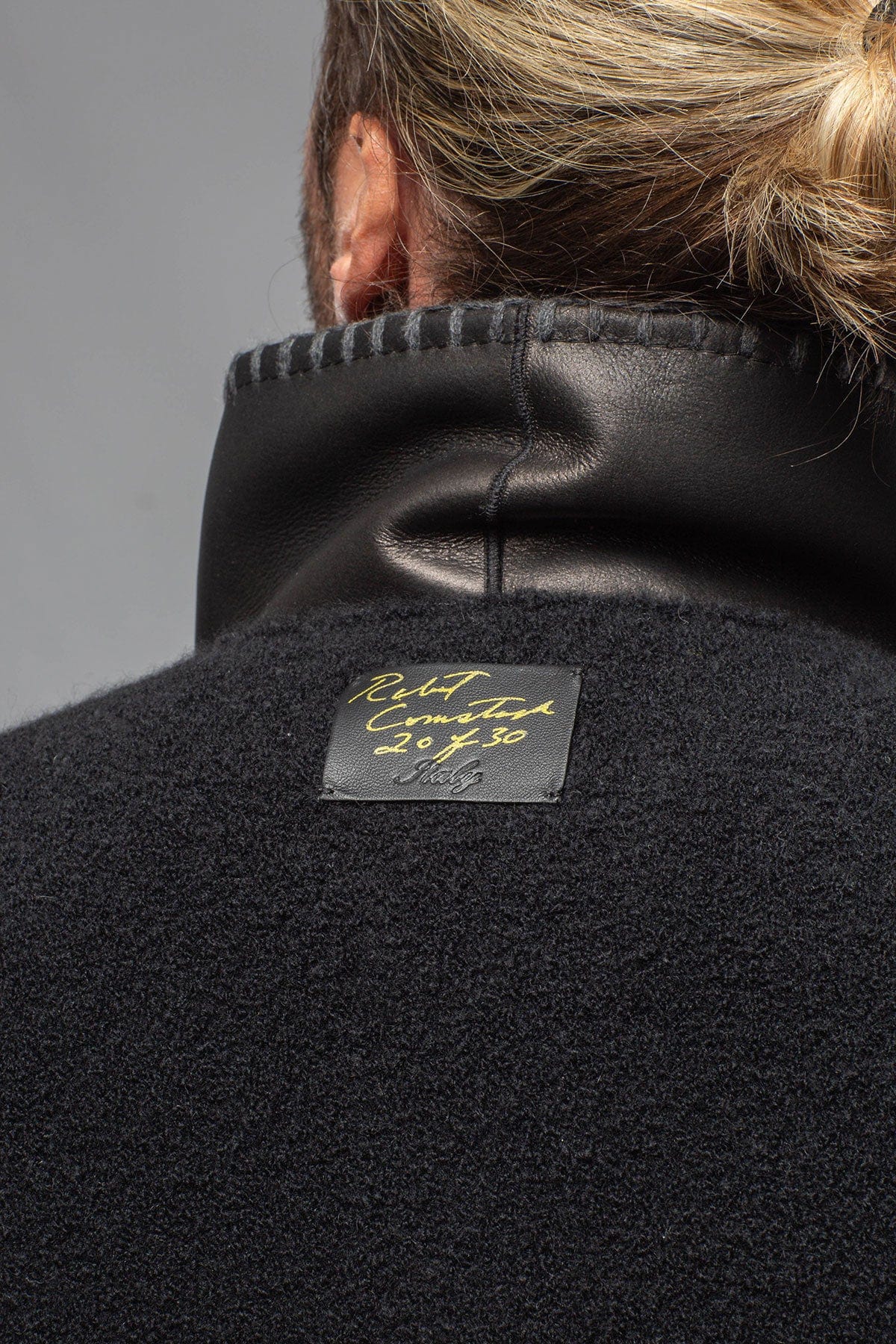 Saint Cashmere Shearling Sweater In Black - Image 5