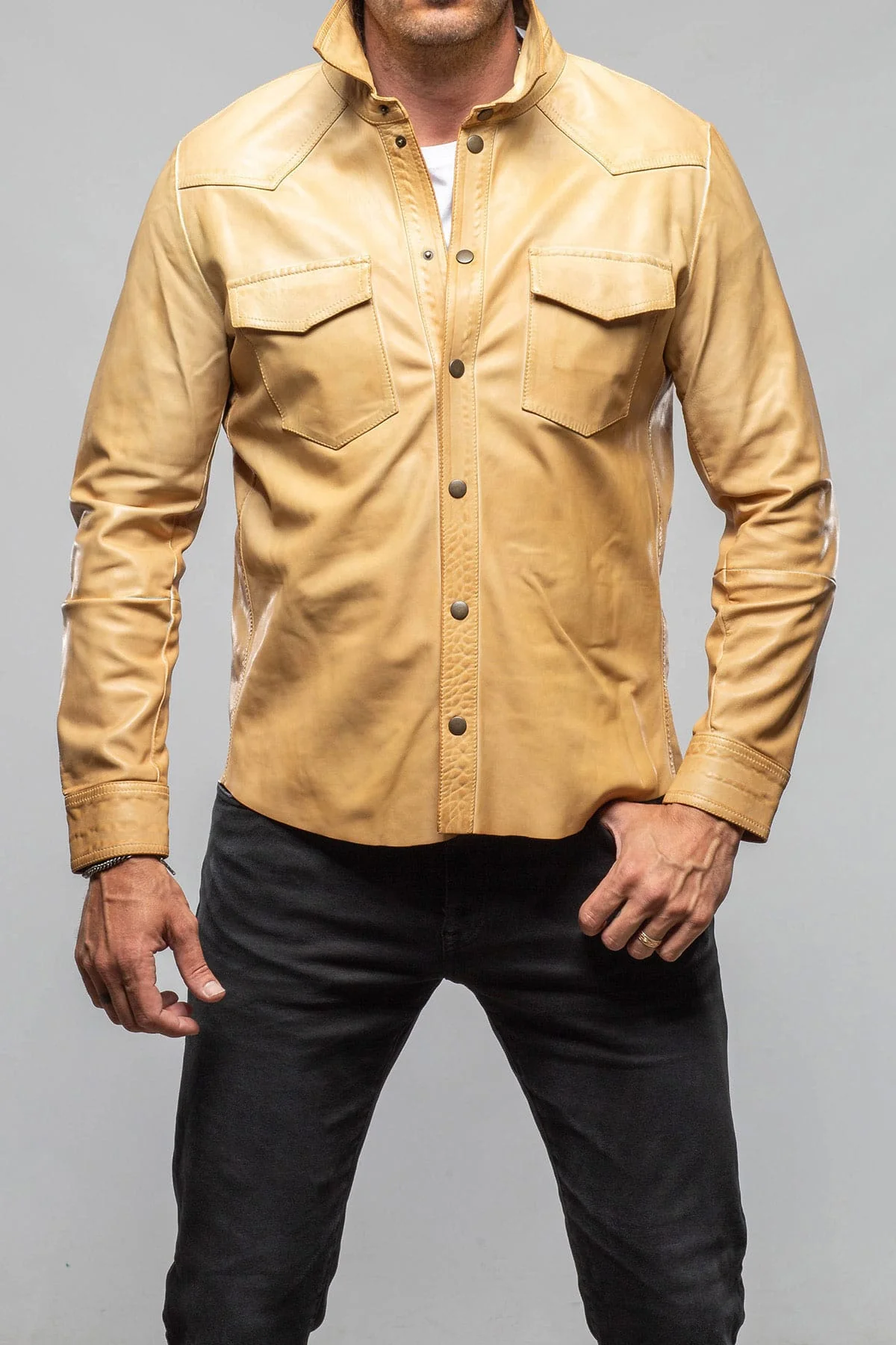 Sequoia Leather Snap Shirt - Image 8