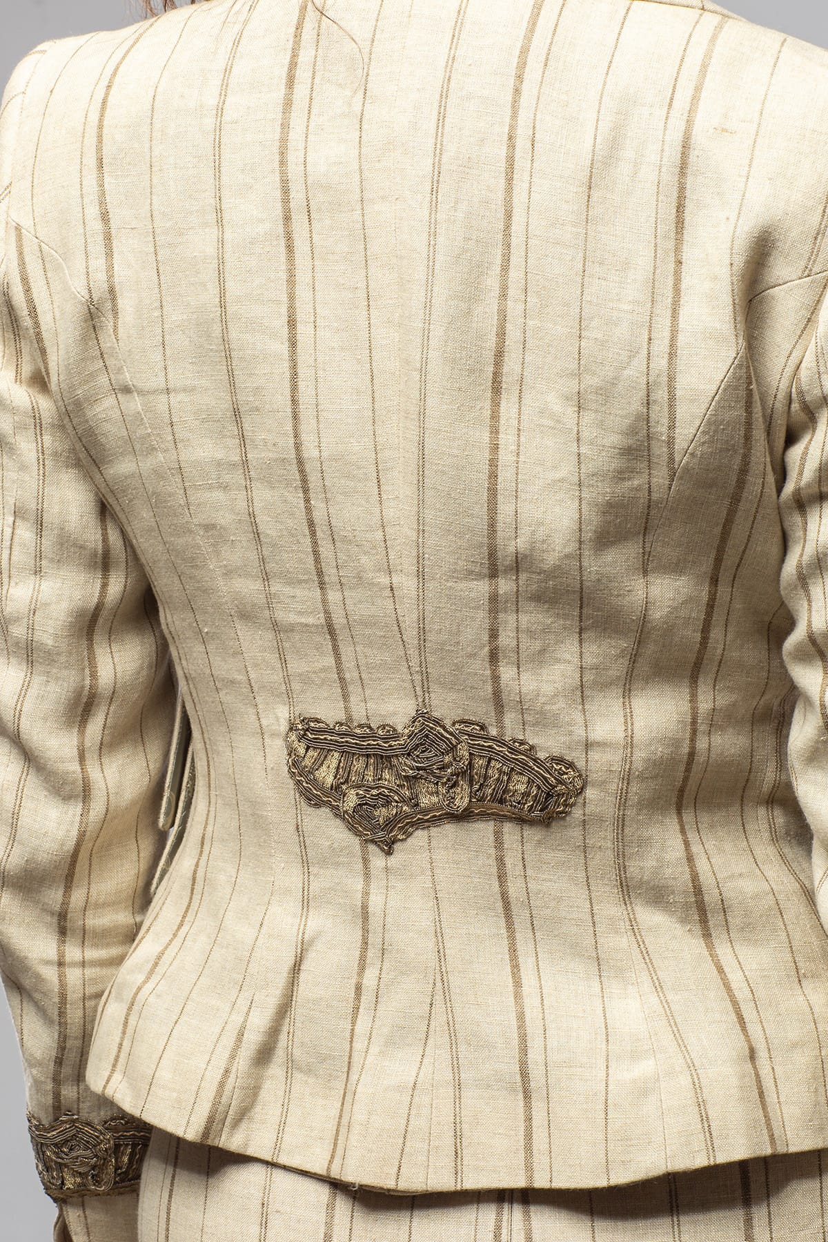 Sevilla Stripe Linen Jacket - Image 5