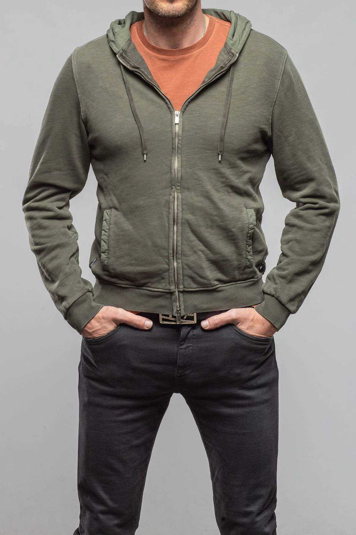 Sibut Zip Hoddie In Olivine