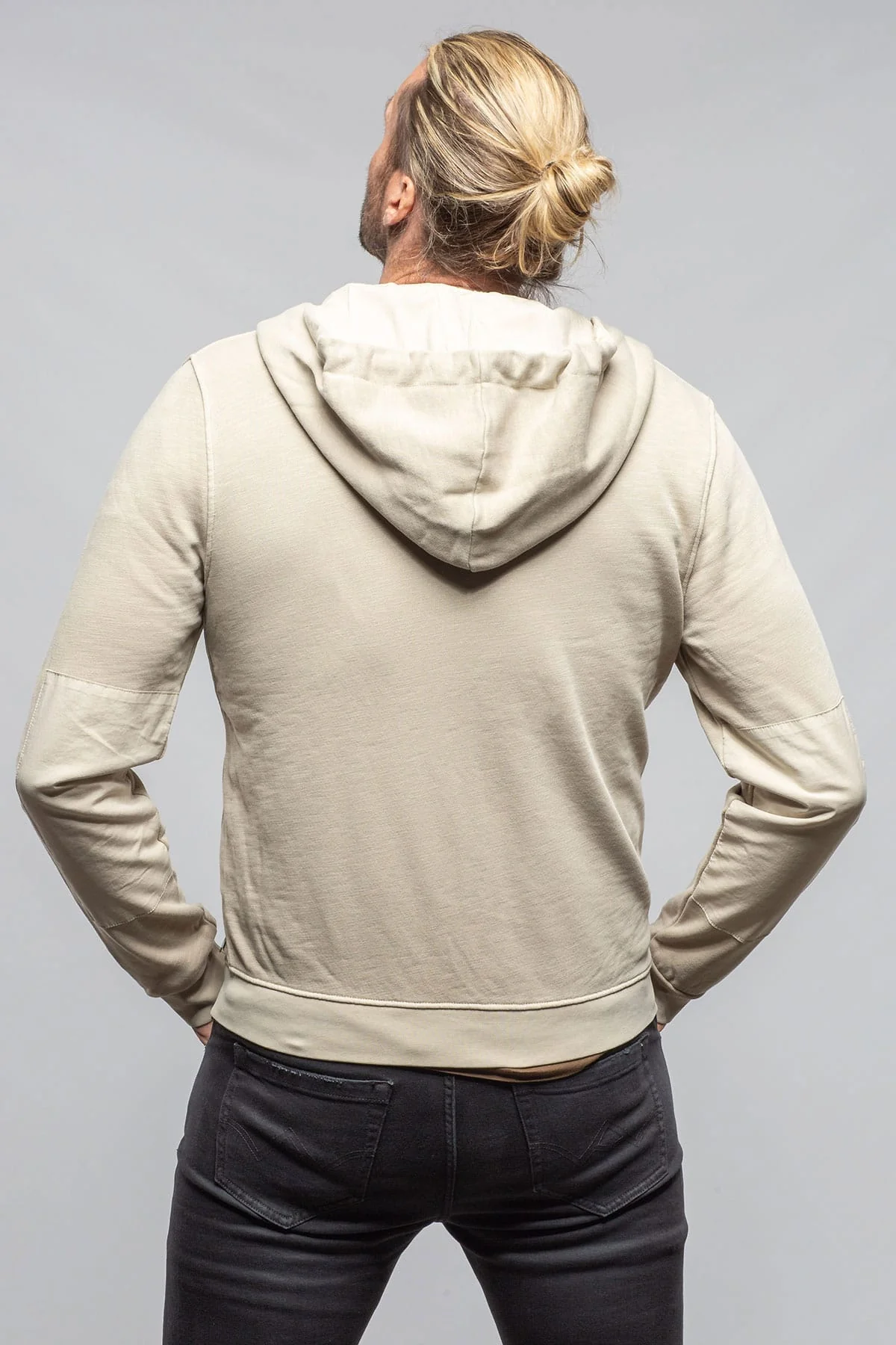 Sibut Zip Hoodie In Khaki - Image 5