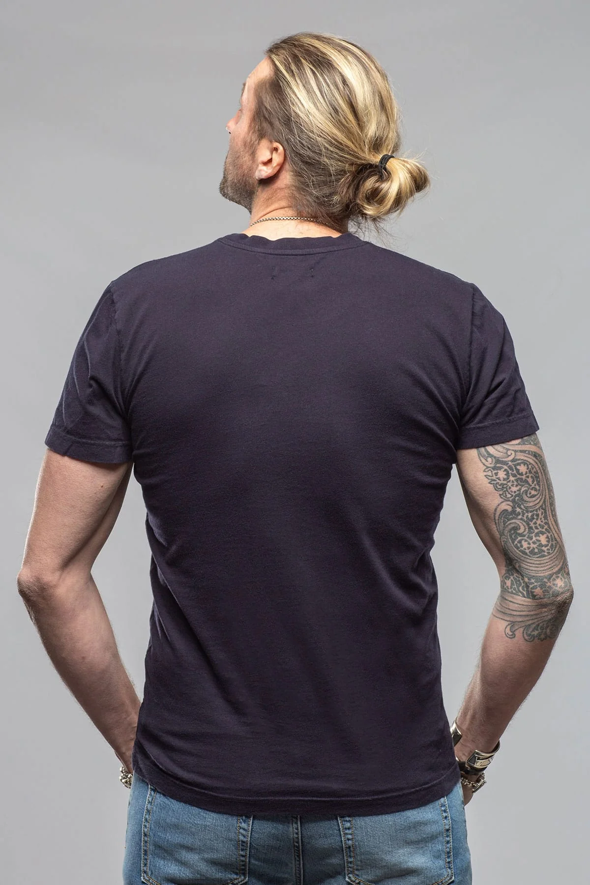 Siput SS Shirt In Dark Navy - Image 4