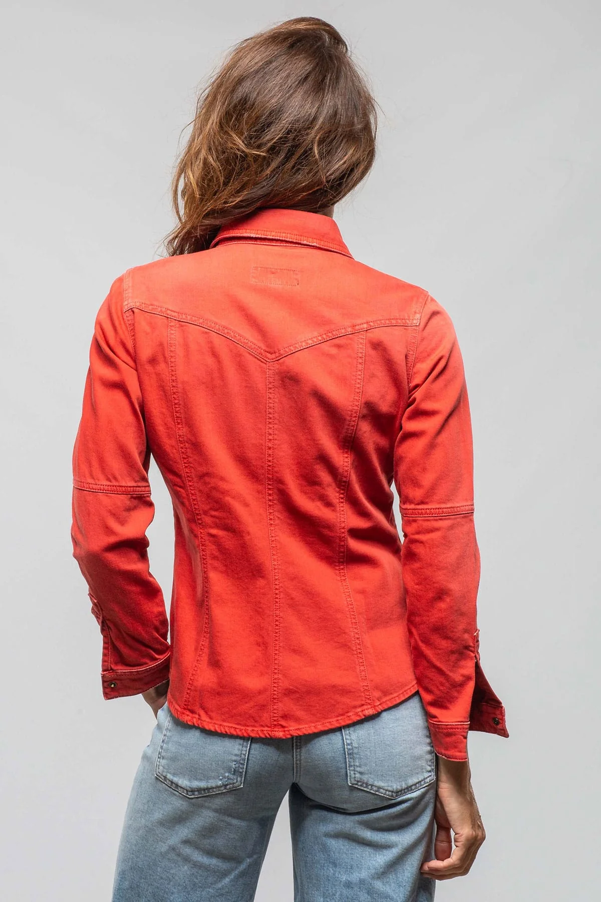 Sweetwater Denim Shirt In Corallo - Image 6