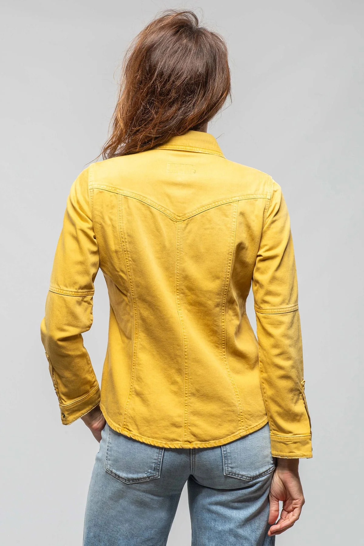 Sweetwater Denim Shirt In Curcuma - Image 6