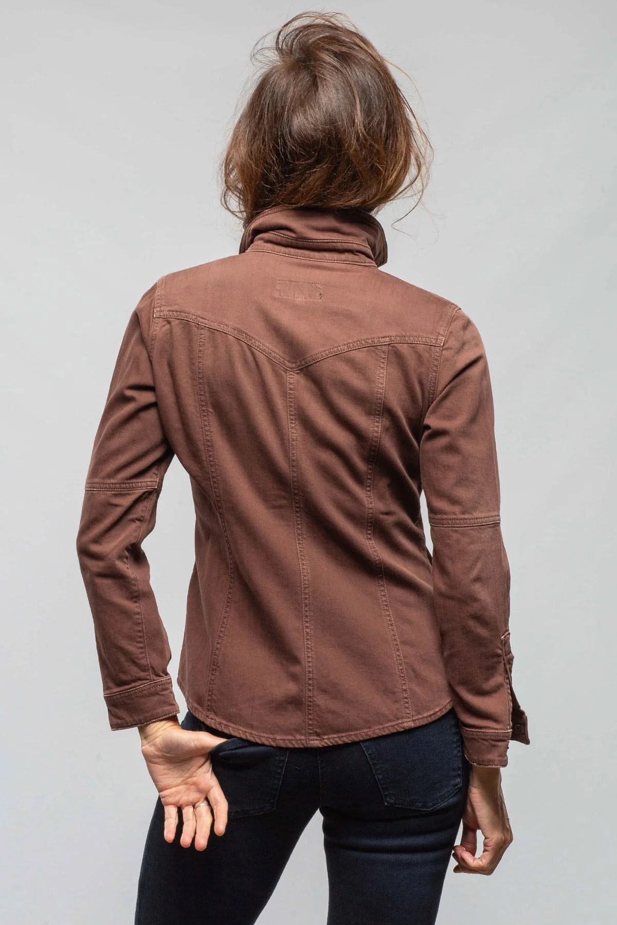 Sweetwater Denim Shirt In Mogano - Image 6