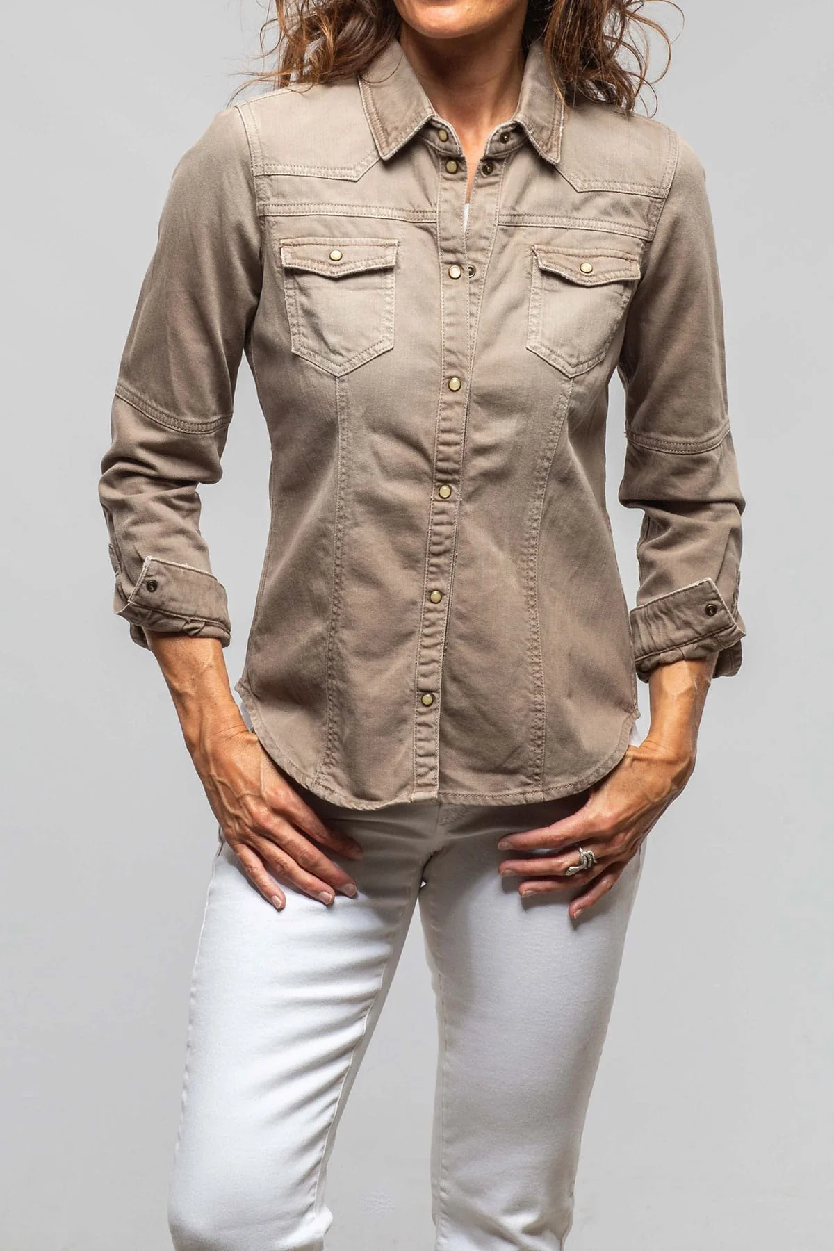 Sweetwater Denim Shirt In Tortora