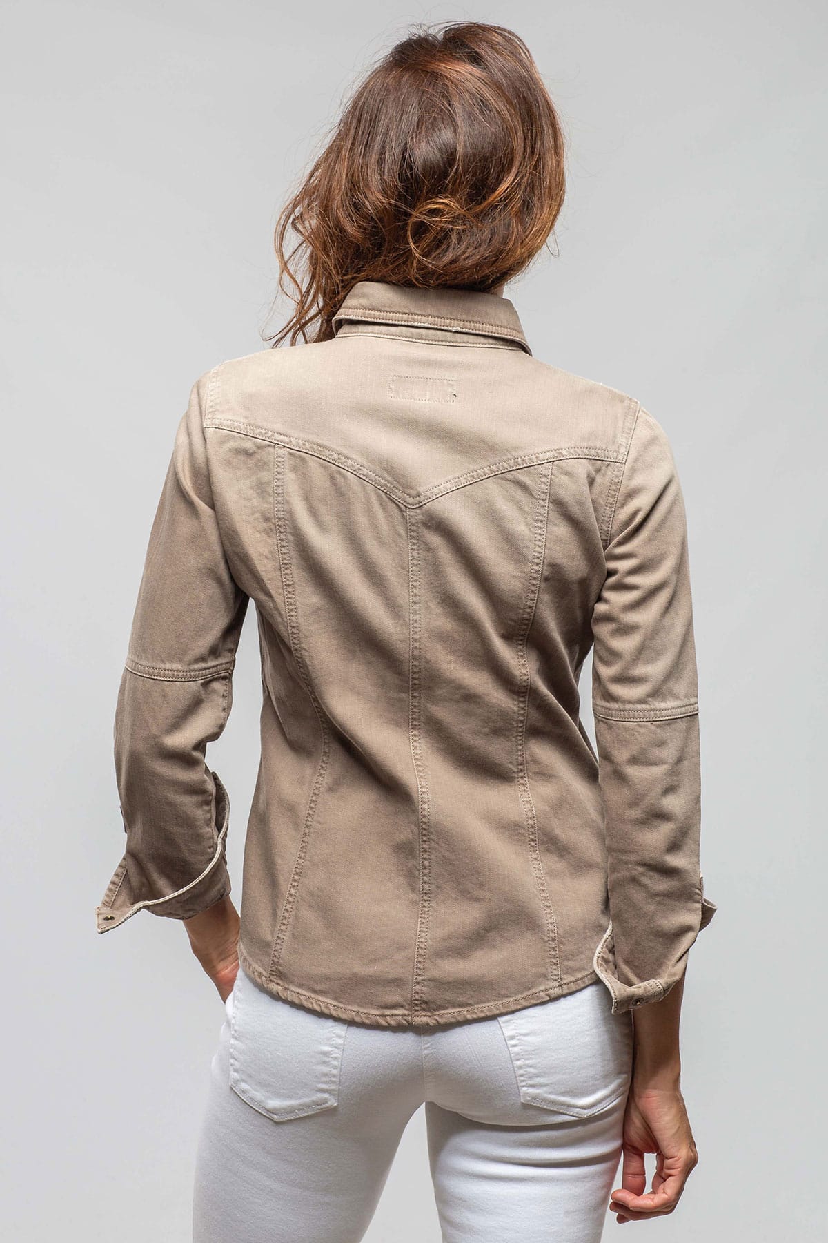 Sweetwater Denim Shirt In Tortora - Image 6