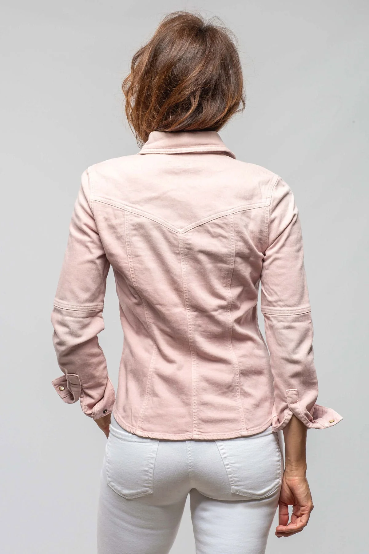 Sweetwater Denim Shirt In Vintage Rose - Image 6
