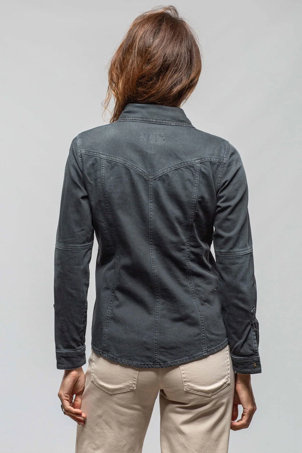 Sweetwater Denim Snap Shirt In Anthracite - Image 6