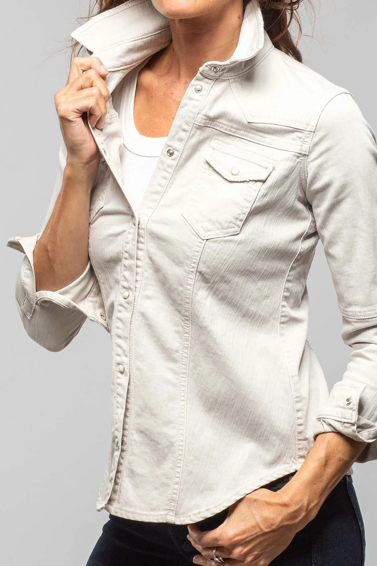 Sweetwater Stone Wash Denim Shirt In Sasso - Image 5