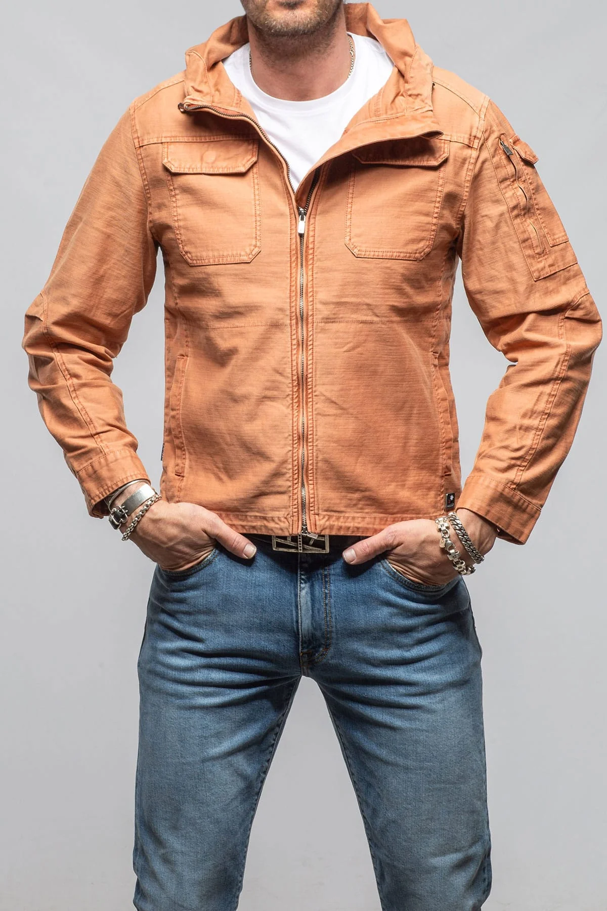 Taiwan Cargo Hoodie In Marmalade