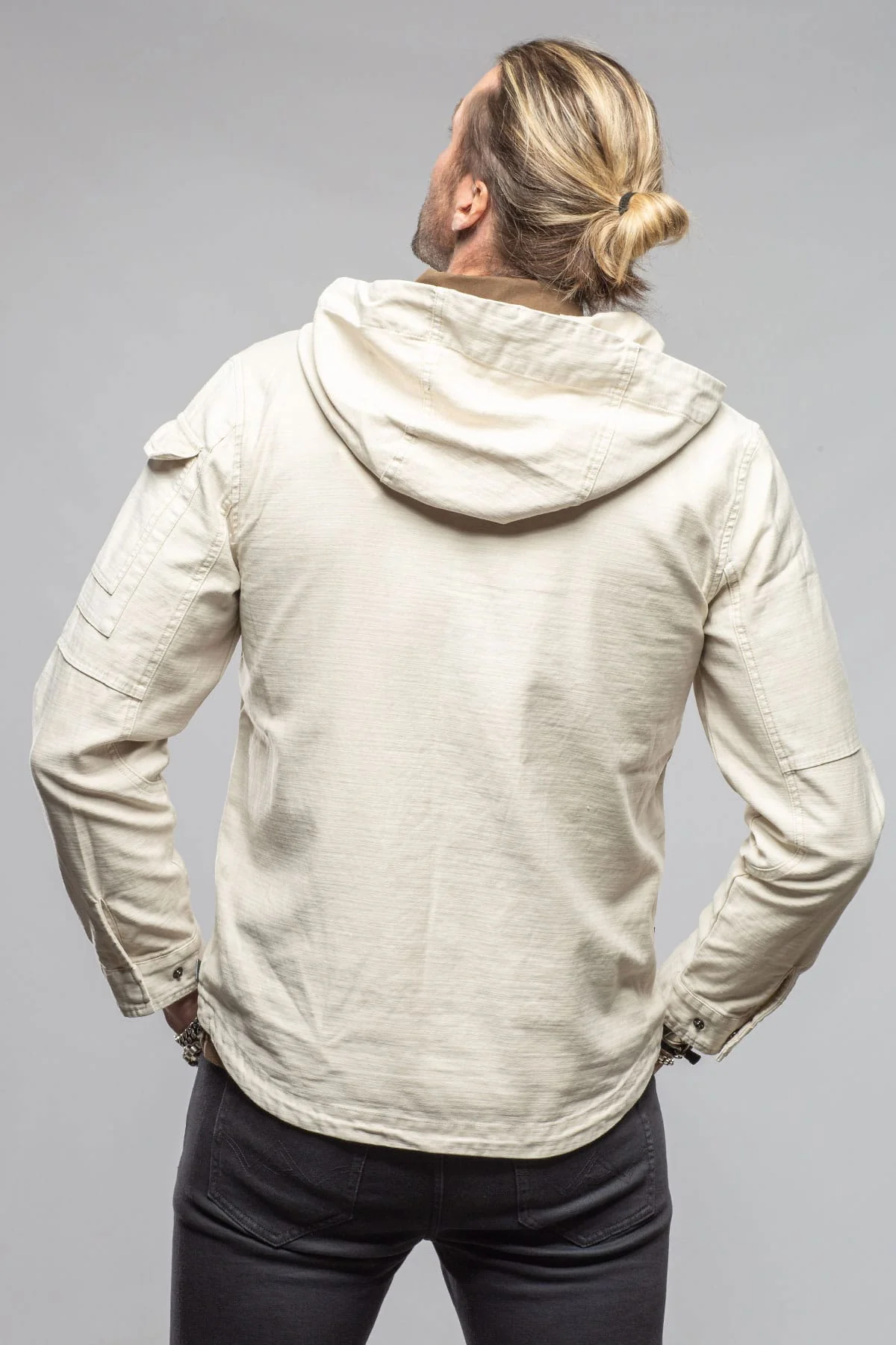 Taiwan Cargo Hoodie In Khaki - Image 4