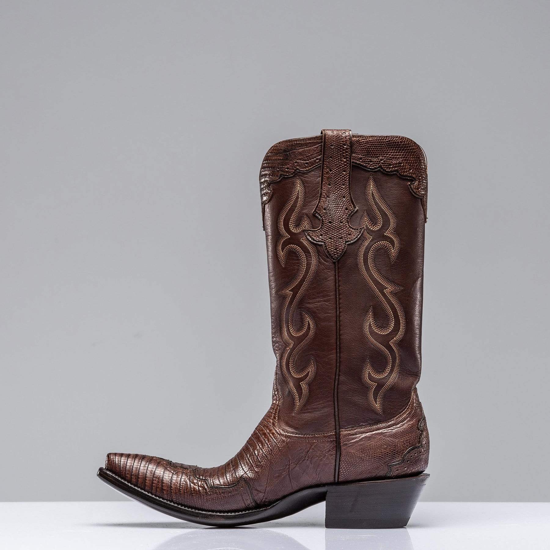 Teju Lizard Cowboy Boots - Image 4
