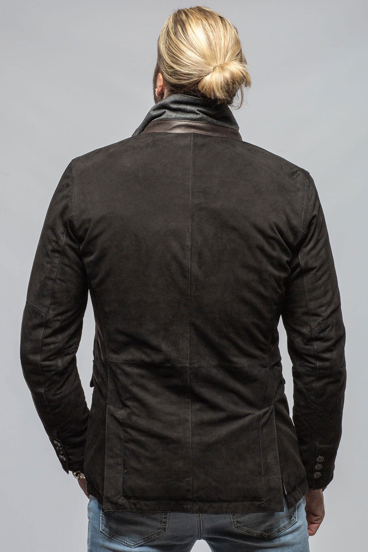 Tiguan Suede Jacket In Black - Image 4