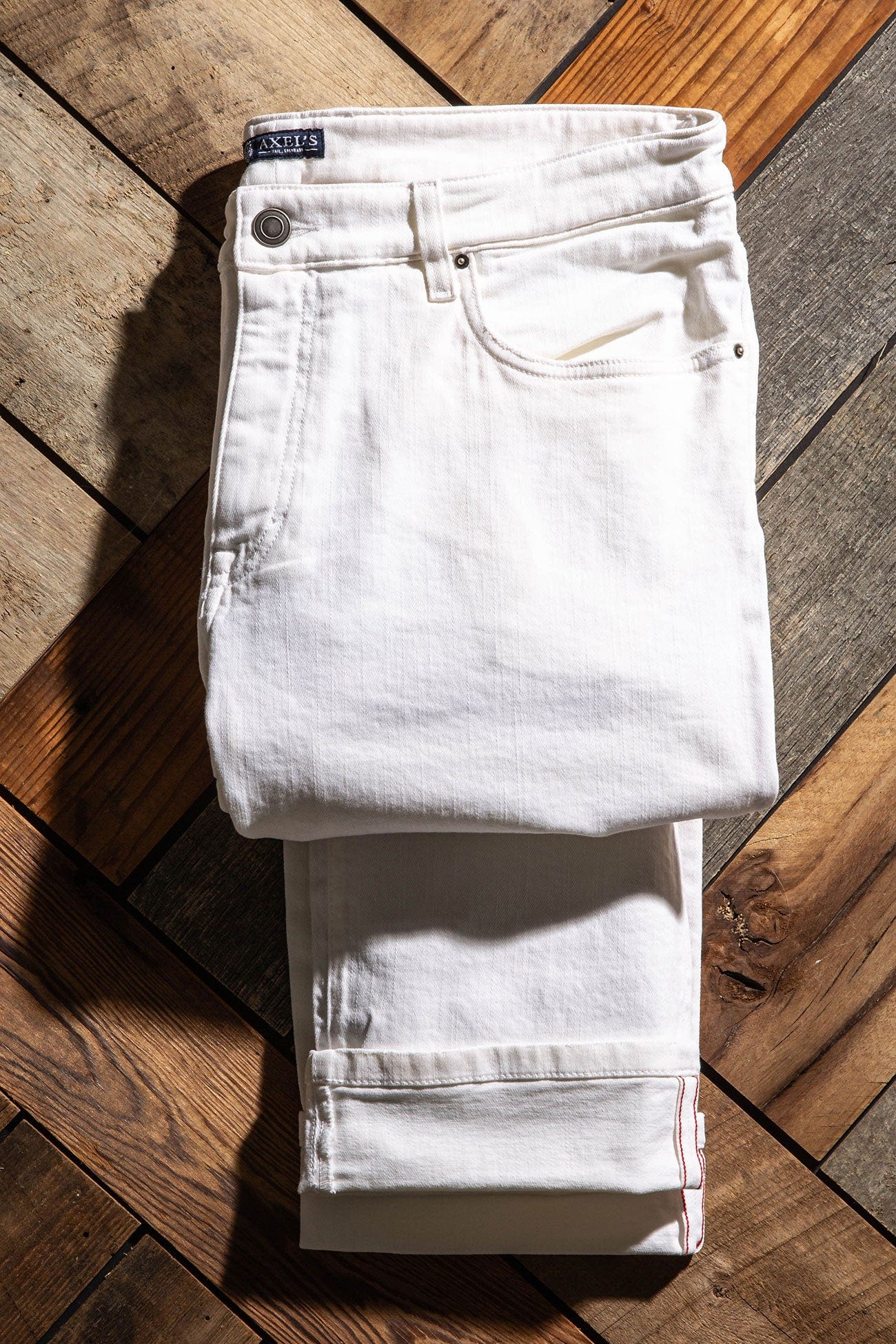 Tucson Selvedge Denim In Bianco - Image 2