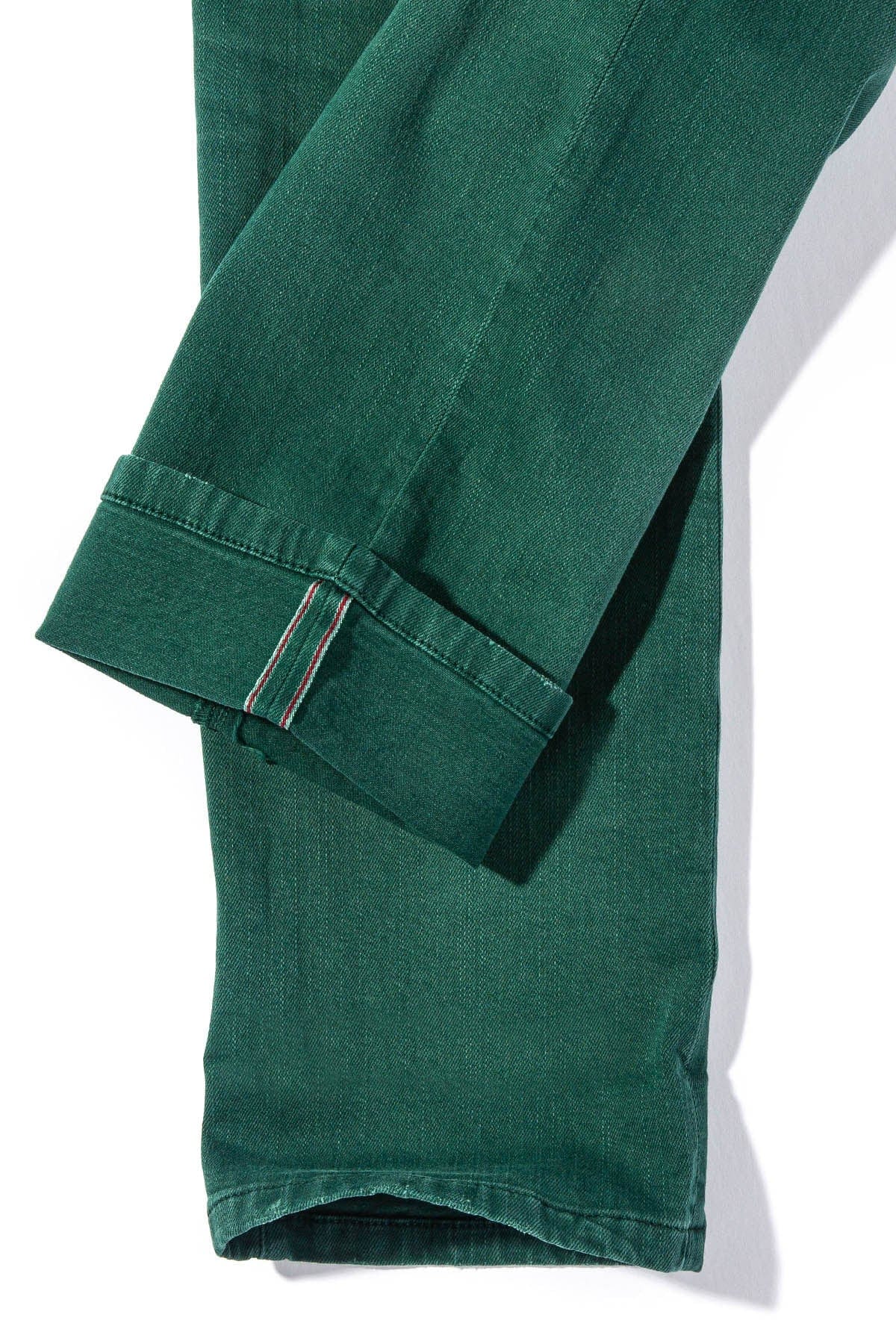 Tucson Selvedge Denim In Green - Image 3