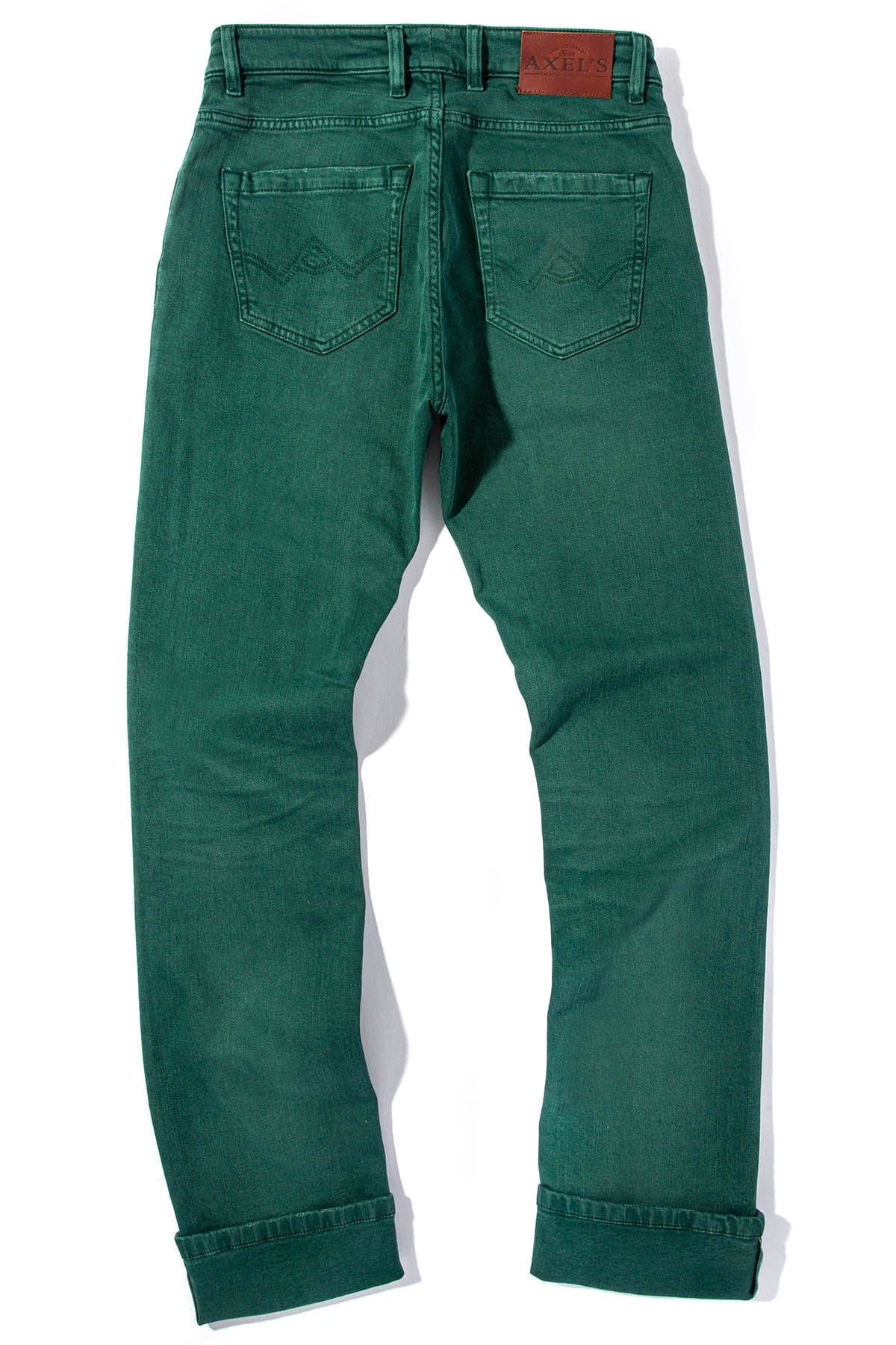 Tucson Selvedge Denim In Green - Image 5