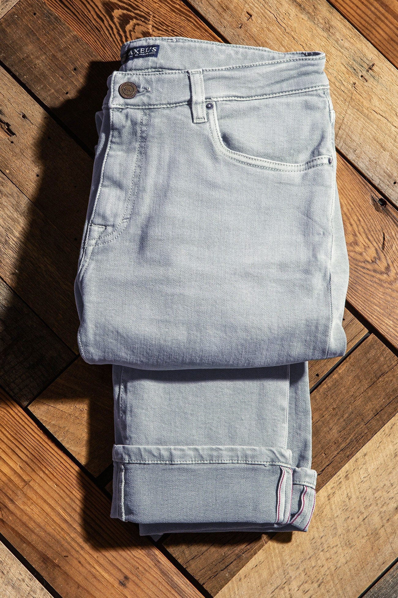 Tucson Selvedge Denim In Lavender - Image 2