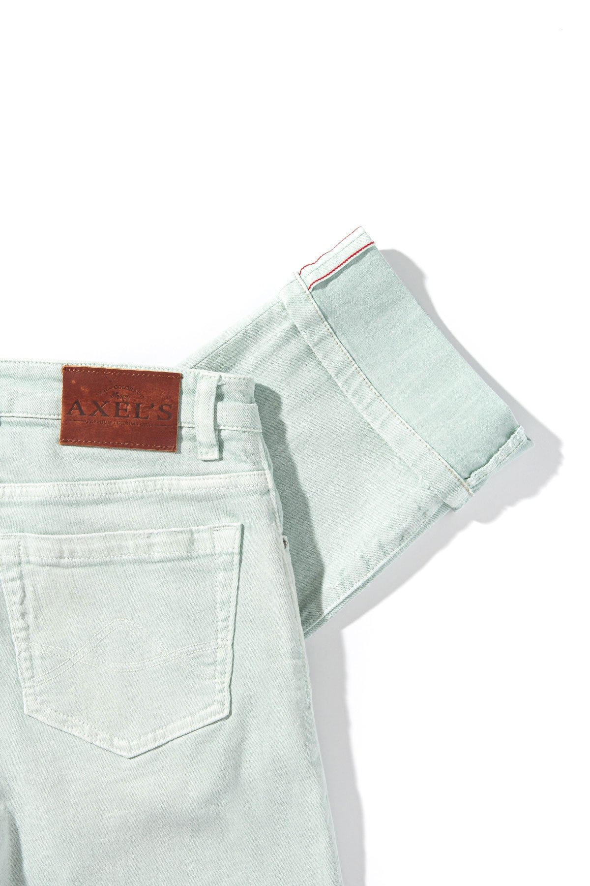 Tucson Selvedge Denim In Spearmint - Image 3