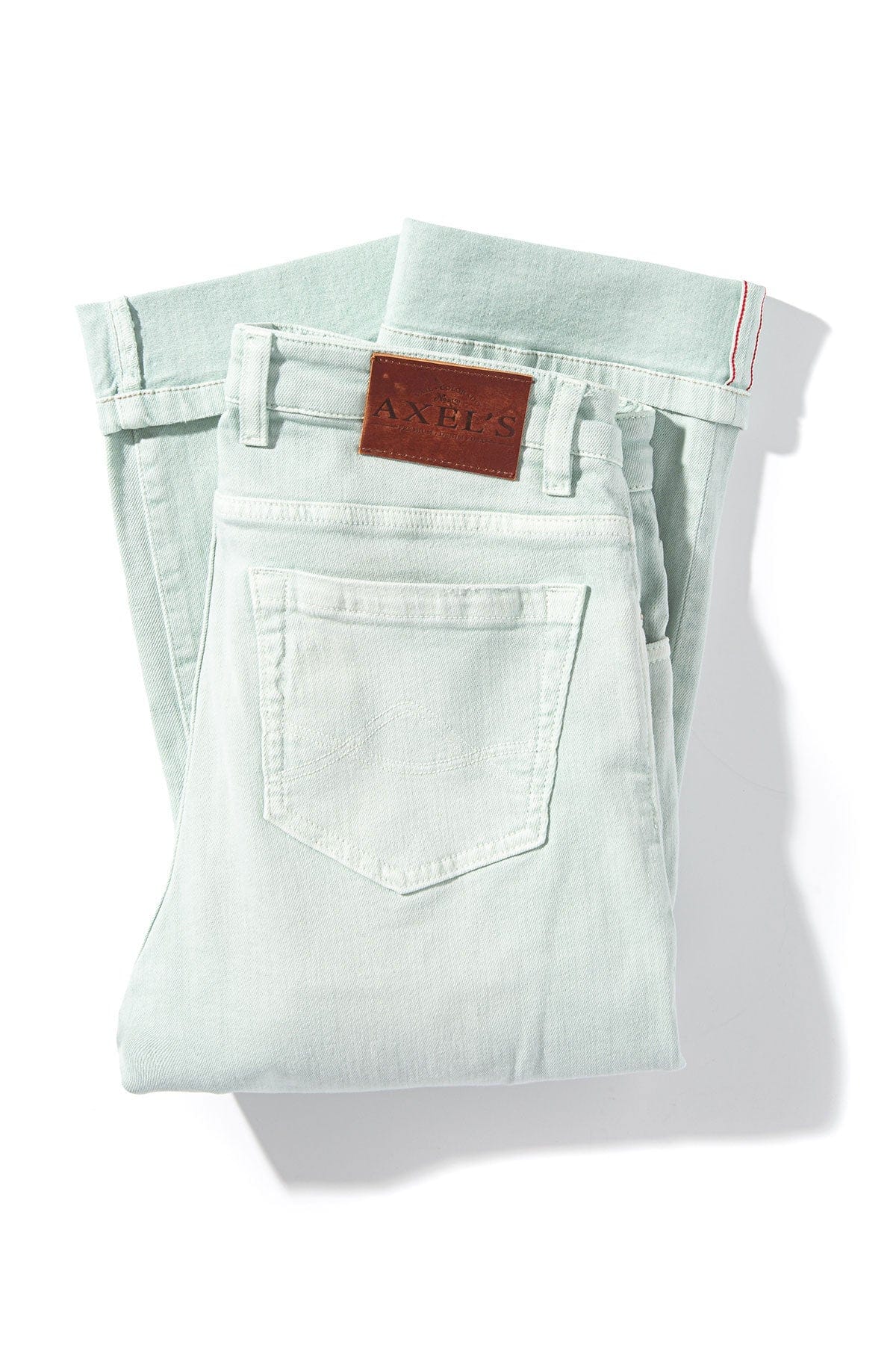Tucson Selvedge Denim In Spearmint - Image 6