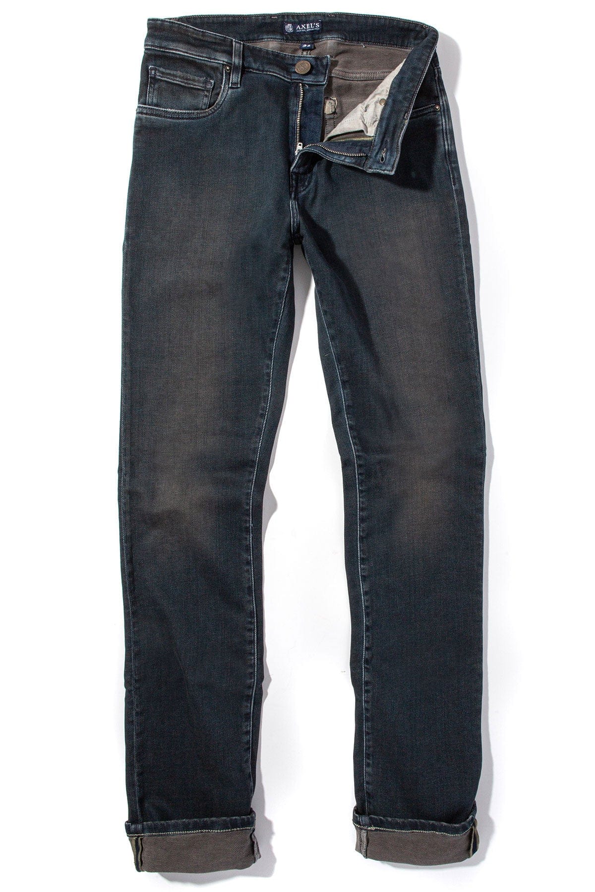 Waylon Over-Dyed Stretch Denim In Anthracite
