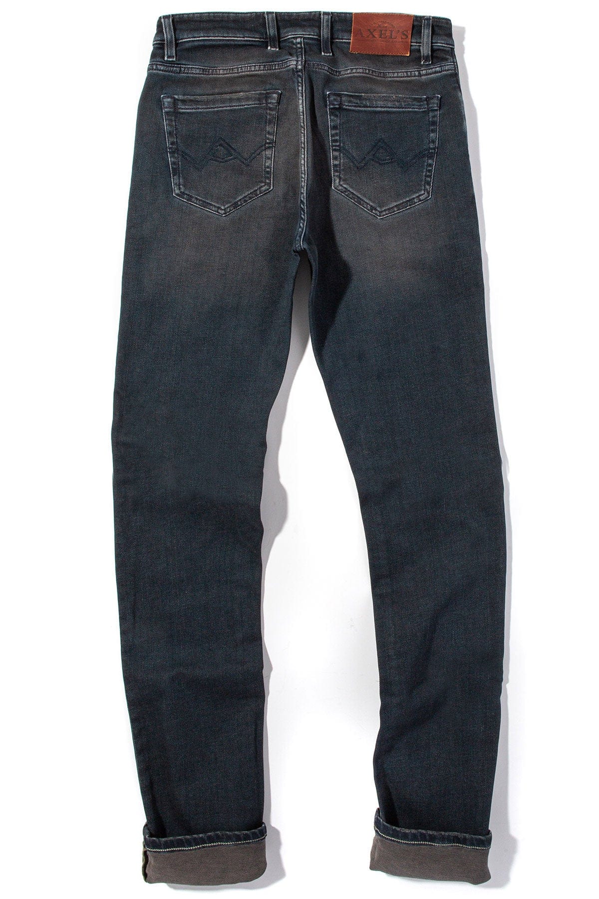 Waylon Over-Dyed Stretch Denim In Anthracite - Image 2