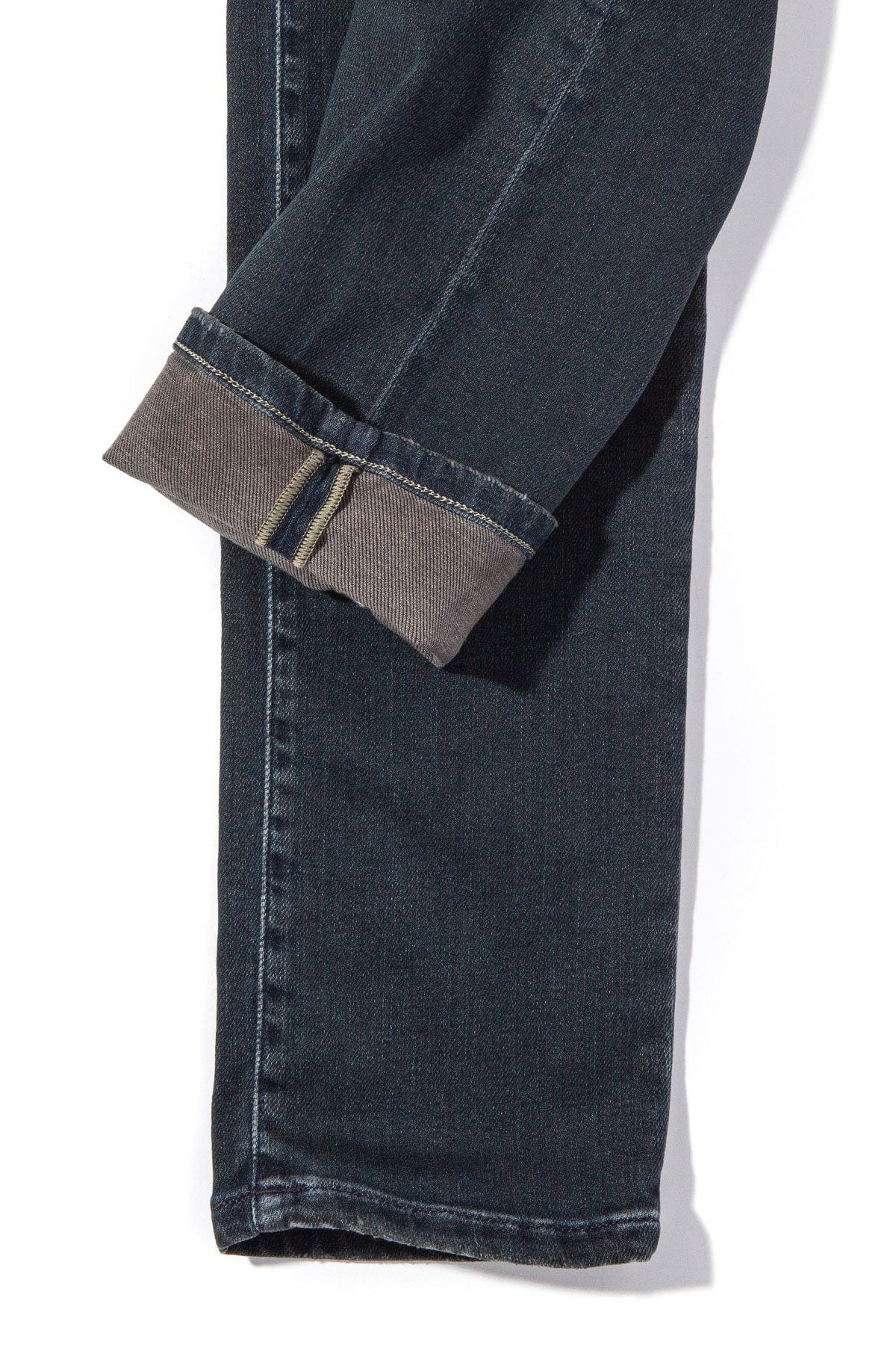 Waylon Over-Dyed Stretch Denim In Anthracite - Image 4