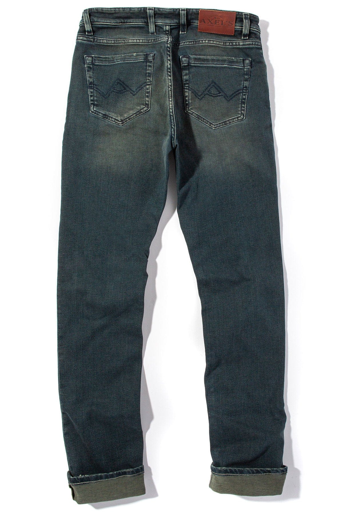 Waylon Over-Dyed Stretch Denim In Cactus - Image 2