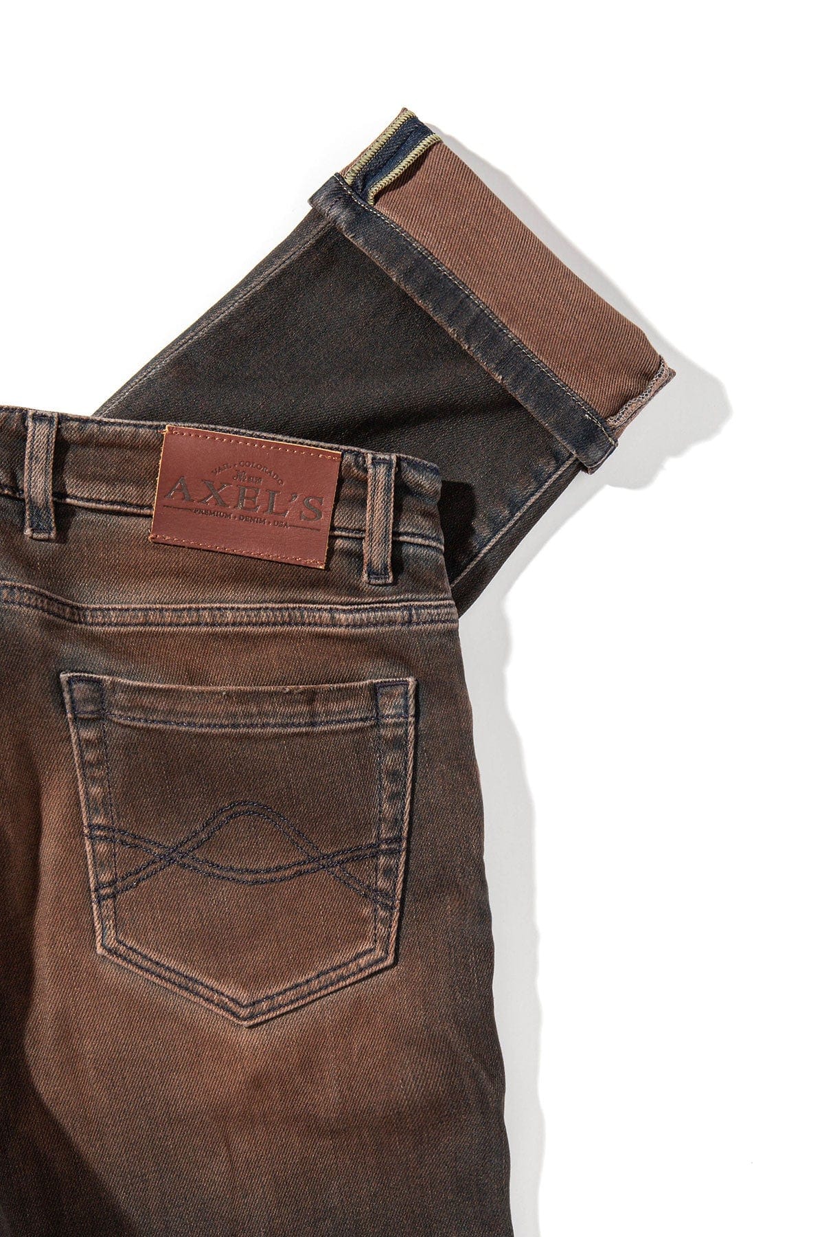 Waylon Over-Dyed Stretch Denim In Desert - Image 3