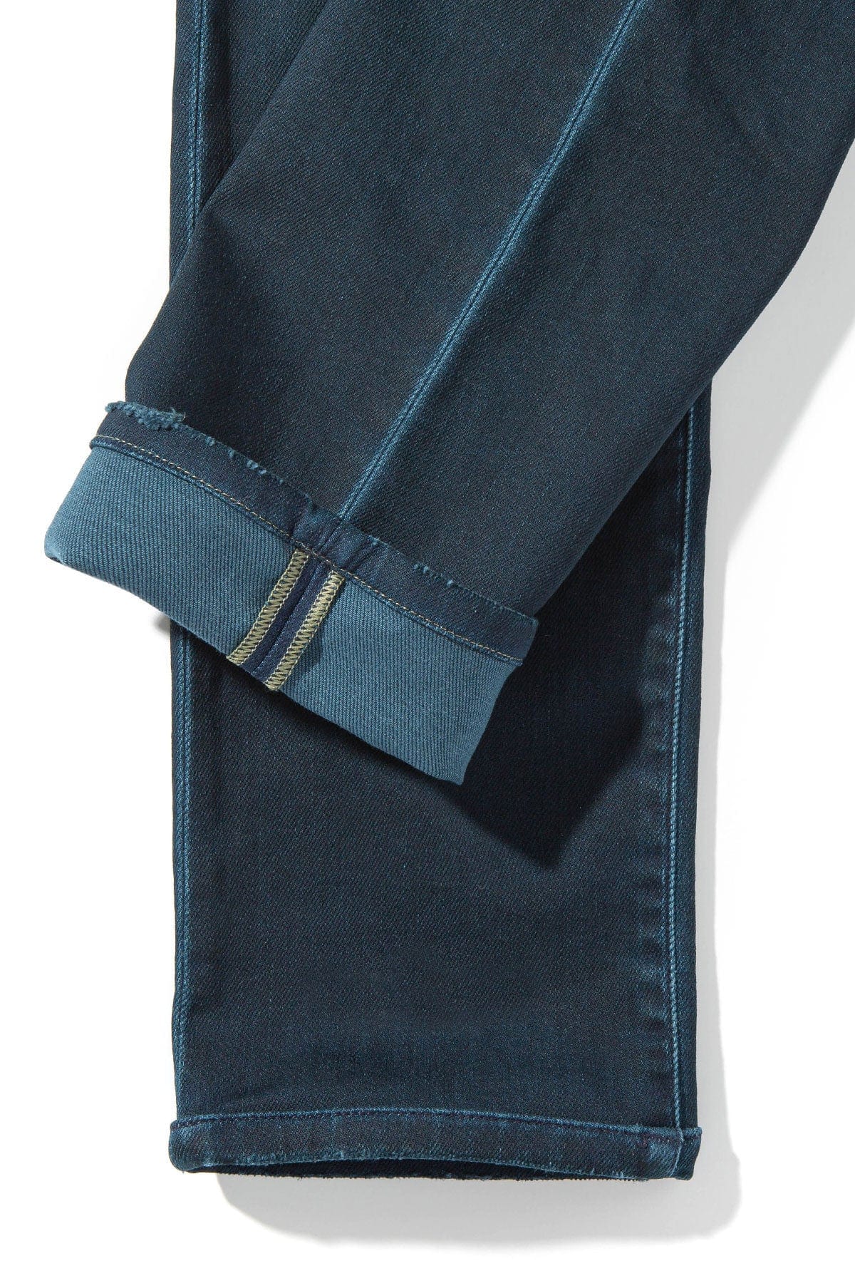 Waylon Over-Dyed Stretch Denim In Petroleo - Image 4