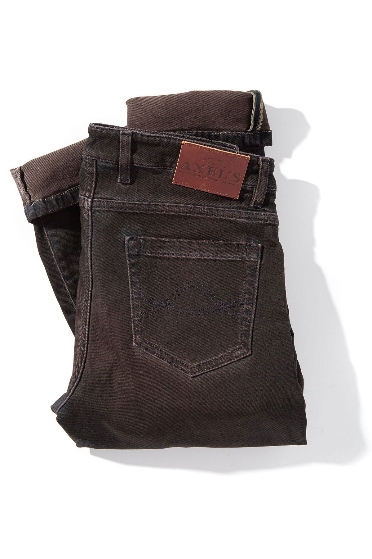 Waylon Over-Dyed Stretch Denim In Wenge - Image 5