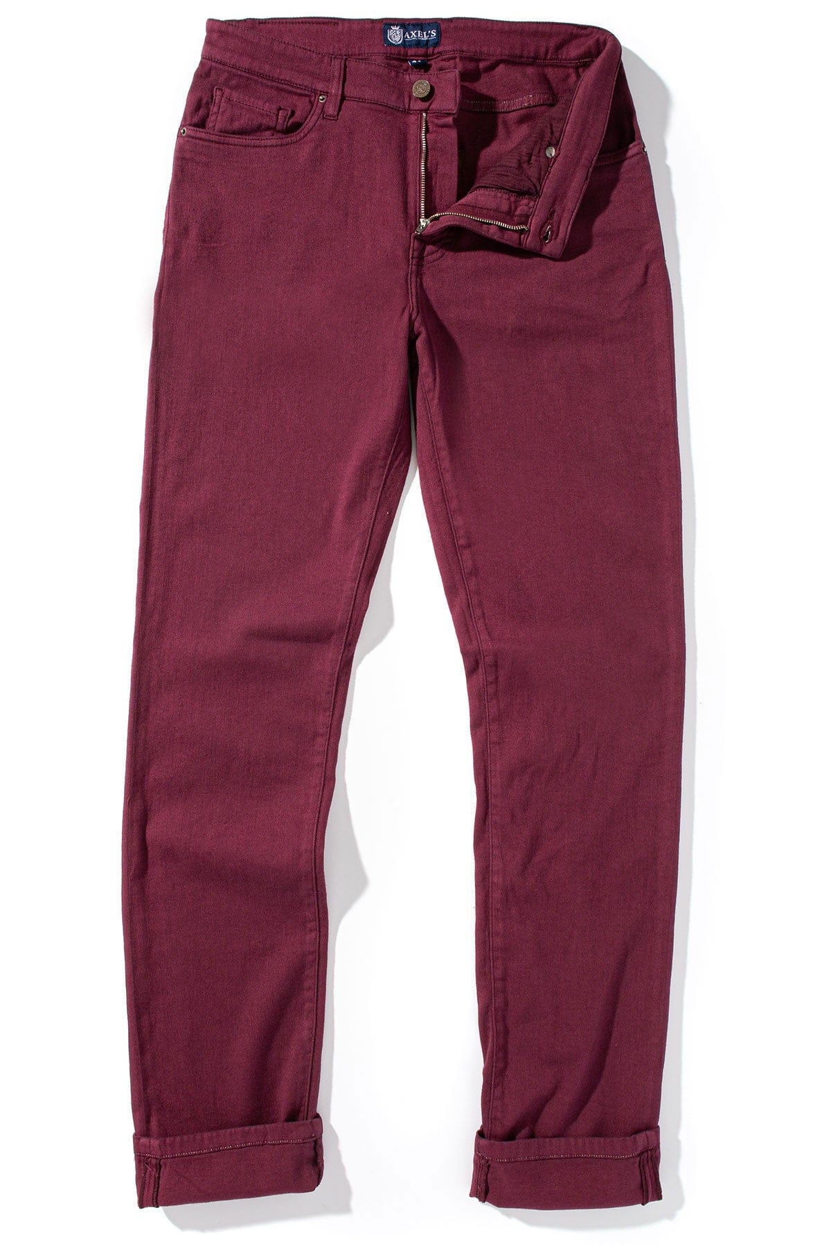 Winslow 5-Pocket Trouser In Bordeaux