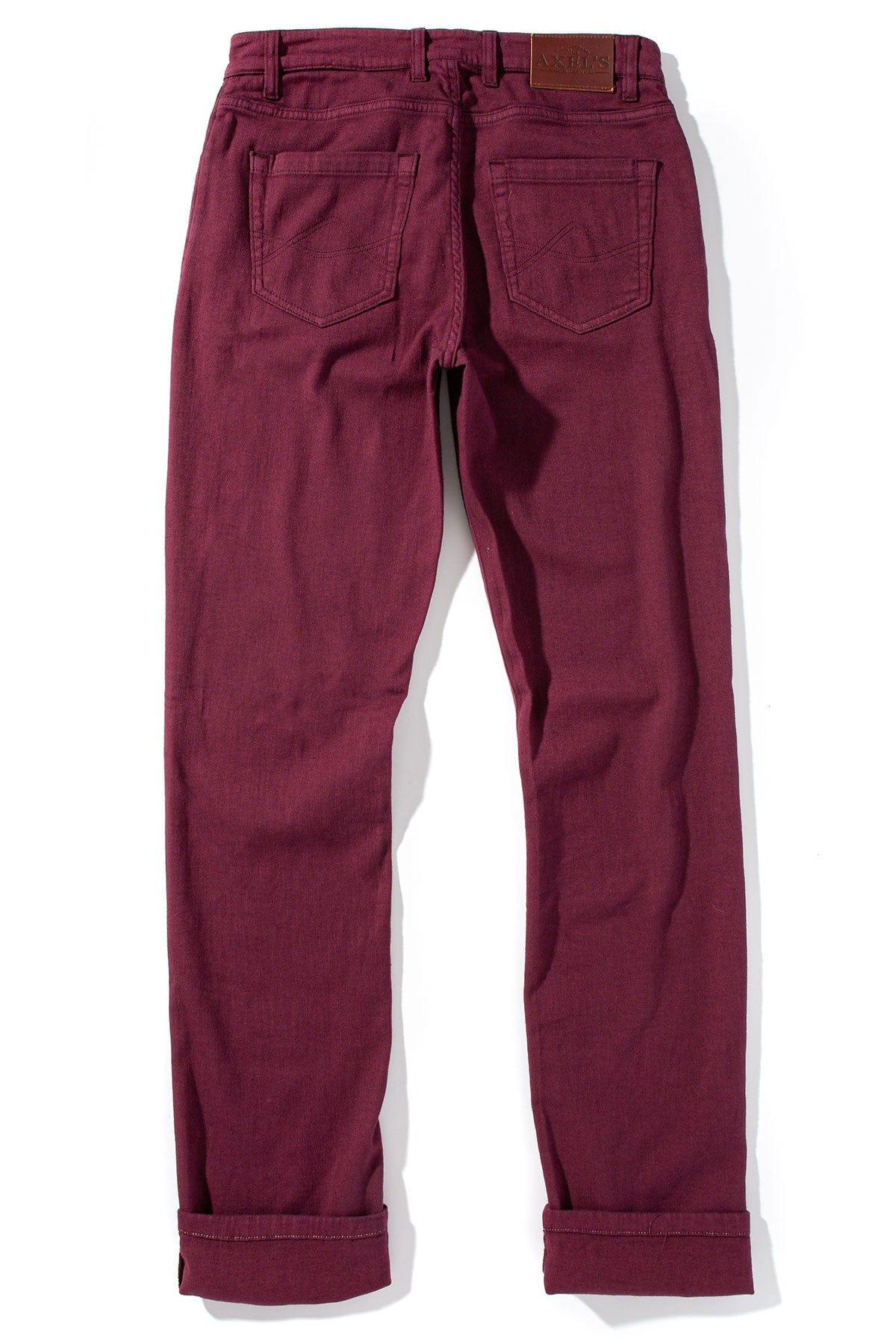 Winslow 5-Pocket Trouser In Bordeaux - Image 2