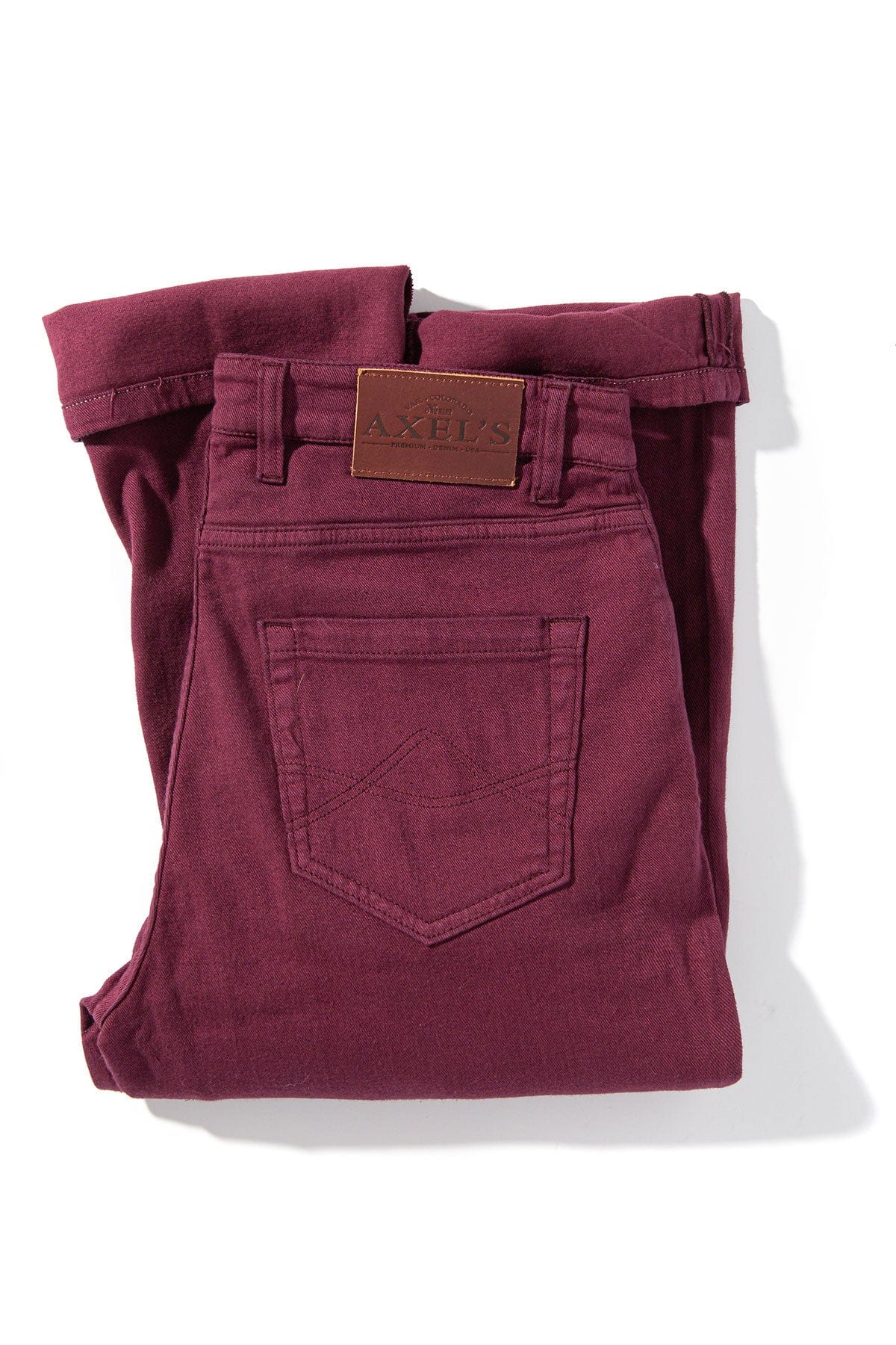 Winslow 5-Pocket Trouser In Bordeaux - Image 5