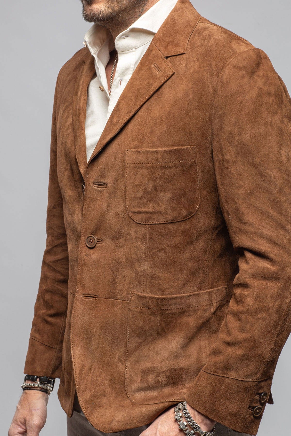 Woodford Blazer In Tobacco - Image 7